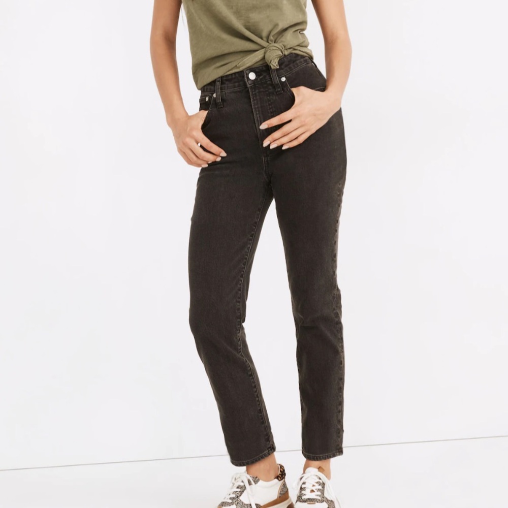 Madewell The Curvy Perfect Vintage Jeans in Lunar Wash High Rise